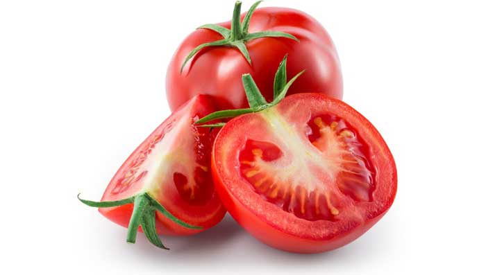 Tomato and castor oil for skin whitening face mask